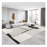 Tapis abstrait moderne de luxe, grande taille, pour salon, chambre à coucher, sol, 4m
