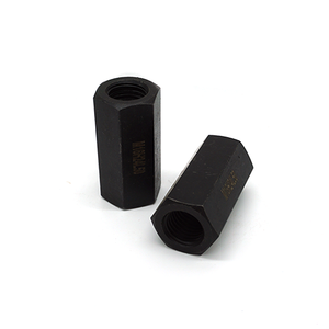 Đen bị oxy hóa mở rộng Hex khớp nối Nut cho Heavy <span class=keywords><strong>Duty</strong></span> máy móc buộc cường độ cao dài chủ đề kết nối lắp ráp Kit - Product Image 2