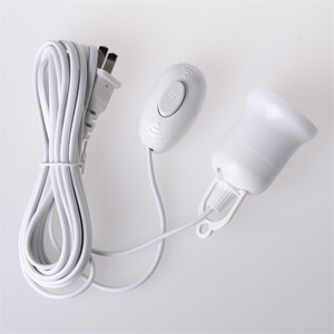 Prise de lumière LED E26/E27 rallonge de 5,9 pieds avec interrupteur marche/arrêt et prise de courant alternatif américain pour <span class=keywords><strong>ampoule</strong></span> d'éclairage suspendue - Product Image 1