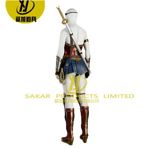 Disfraz de Cosplay de <span class=keywords><strong>Mujer</strong></span> <span class=keywords><strong>Maravilla</strong></span> de <span class=keywords><strong>DC</strong></span> Personalizado, Conjunto Completo para <span class=keywords><strong>Mujer</strong></span> Adulta, Disfraz de Personaje de Película de Halloween con Capa para Eventos y Actuaciones - Product Image 6