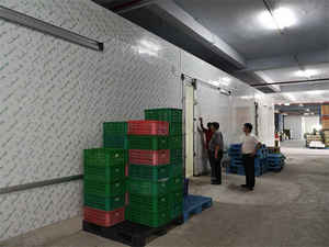 Cámara frigorífica de 600 metros cuadrados <span class=keywords><strong>Precio</strong></span> industrial Refrigerador Congelador Walk in Cooler Proyecto de sala de almacenamiento en frío para logística de alimentos - Product Image 5