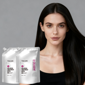 Masque capillaire hydratant au collagène 100% biologique YOGI, soin capillaire en salon - Product Image 1