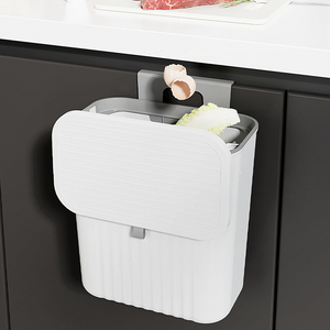 Contenedor de Compostaje para Cocina, Pequeño, Colgante o para Debajo del <span class=keywords><strong>Fregadero</strong></span>, de PP, con Tapa, Ecológico, para Armario, Baño, Dormitorio, Oficina, Camping - Product Image 1