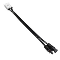 CE-Zertifiziertes Wasserdichtes 30cm Langes Doppel-PVC-Flachkabel für Solaranlagen, Fenster- und Türdurchführungen, MC-zu-Stromanschlusskabel