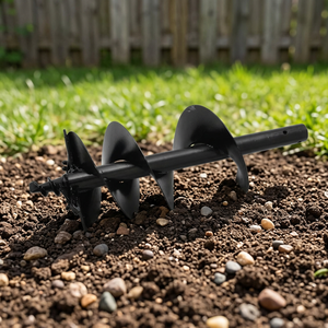 Tarière compacte de 12 pouces pour excavatrice de 1 à 2,5 tonnes / chargeuse compacte / pelle rétrocaveuse, 2 arbres, 205 bar, pression de fonctionnement maximale - Product Image 2