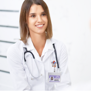 Portacredenciales Retráctil de Acrílico para Enfermeras, Clip para Credencial de Médico, Accesorios para Médicos, Venta al por Mayor, Portacredenciales para el Trabajo - Product Image 6