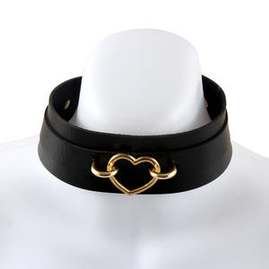 Sm Getraind Seksspeeltje Vrouwen Beperkingen Kraag Donkere Lederen Hals Kraag Bondage Kleding Volwassen Alternatief Seksueel Genot Item - Product Image 1