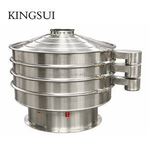 เครื่องกรองอาหารสัตว์เกรดอาหาร เครื่องร่อนผงโปรตีน เครื่องกรองสารเติมแต่งอาหาร ตะแกรงสั่นแบบหมุน - Product Image 1