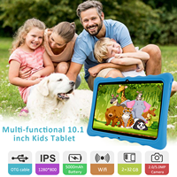 Tablette Tactile Enfants 10,1 Pouces, Tablette Téléphone 3G 1280*800 avec Applications Éducatives, Couleurs Rose et Bleu