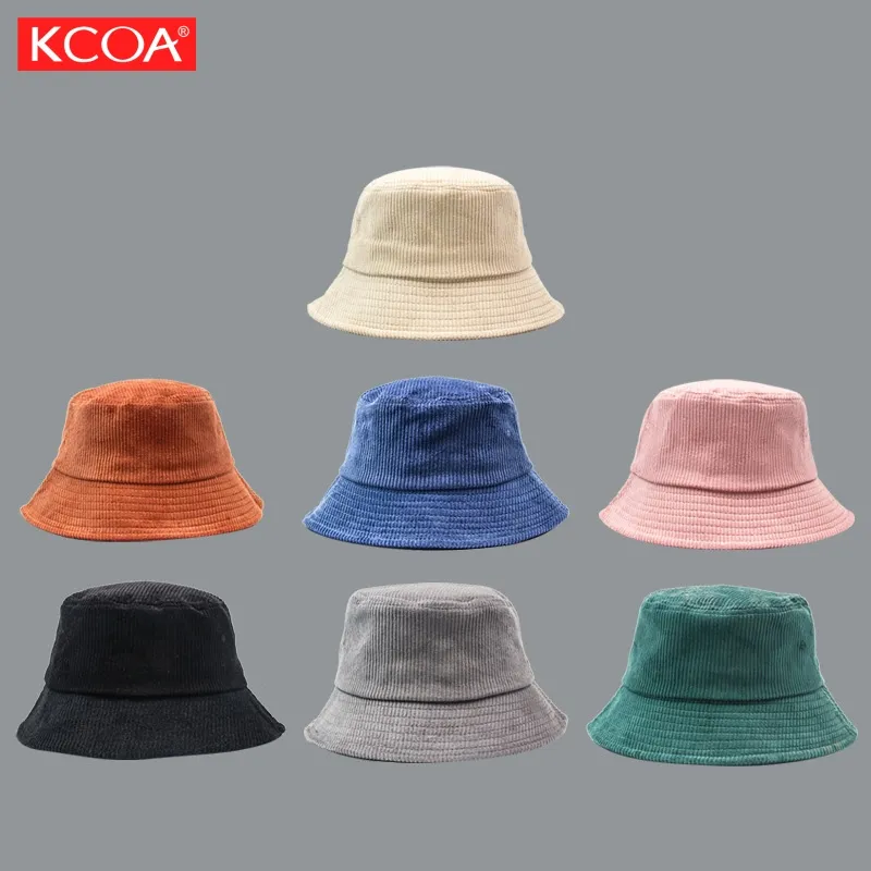 Chapeau de soleil en velours côtelé, unisexe, prix d'usine, pour l'extérieur, couleur unie, personnalisé