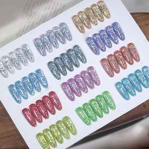 AILANUO - Juego de 12 Esmaltes de Uñas en Gel UV con Purpurina Reflectante - No Tóxico, Vegano, Ecológico, de Larga Duración y de Lujo - Product Image 2