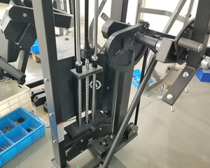 Presse à bras de gymnastique professionnelle broche d'entraînement de force musculaire arrière chargée <span class=keywords><strong>Machine</strong></span> de pull Lat sélectorisée - Product Image 6