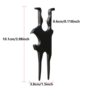 Outil multifonctionnel de golf universel : pince à cigare, outil de réparation de divots et support magnétique pour chariot de golf – Accessoires - Product Image 2