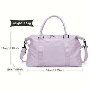 47inch Waterproof Luggage Travel <b>Bags</b> with 7" Wide <b>Trolley</b> <b>Sleeve</b> Weekender <b>Bags</b> for Women with Wet Pocket - Product Image 4