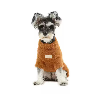 Classiques Mode Moderne Vêtements Pour Animaux. Pull d'hiver en nylon écologique WarmPet Pull à broderie confortable pour Noël - Product Image 1