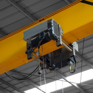 Pont roulant monopoutre européen de 5, 10 et 20 tonnes avec palan à double vitesse et moteur-pompe pour usage en construction - Product Image 5