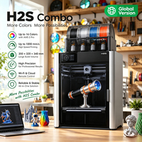 Imprimante 3D automatique Bamboo Lab H2S EU, compatible PLA, USB, garantie 1 an - Structure fermée sécurisée pour la prototypage éducatif à domicile