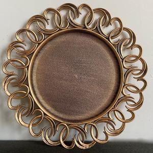 Plateau de Miroir en Plastique Épaissi avec Dentelle Irrégulière pour Décoration de Maison, Bol à Fruits, Assiettes de Chargement, Décoration de Mariage, 6 Couleurs - Product Image 5