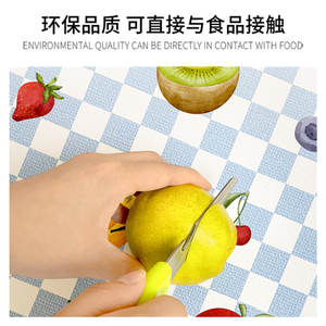 Nappe de table en PVC 30x45 cm, imperméable, résistante à la chaleur, motif boissons glacées, pour usage domestique - Product Image 2