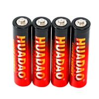 Cuanen Pack personnalisé de piles sèches au zinc-carbone 1,5 V R03, format AAA, UM 4, 1,5 V R03P