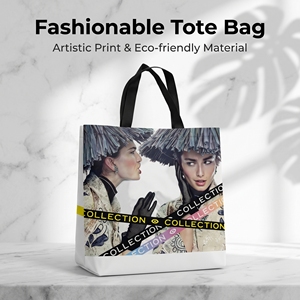 Bolsa de Lona con Estampado Gráfico de Estrella Femenina, Bolsa de Algodón Reutilizable con Estampado Personalizado de Ídolo, Mercancía para Fans de Conciertos - Product Image 1