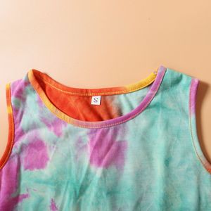 Abito da donna Casual canotta Patchwork gonna lunga abbinata famiglia-abito estivo <span class=keywords><strong>madre</strong></span>-figlia - Product Image 6