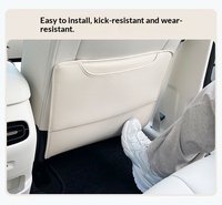 Tapis de protection anti-coup de pied en cuir pour dossier de siège arrière pour ORA 5 2026, couleur d'origine, accessoires de modification intérieure anti-rayures