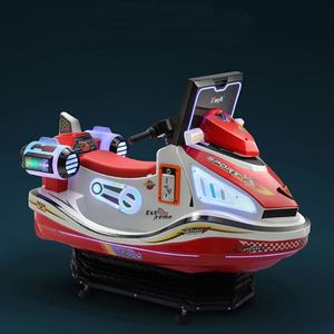 Machine de jeu de course interactive 3D à éclairage LED, fonctionnant à pièces, et Scooter aquatique électrique - Product Image 4