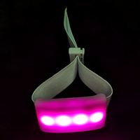 Pulsera LED Control remoto inalámbrico Pulsera LED intermitente de plástico RFID programable