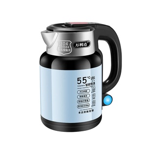 Bouilloire électrique double en acier inoxydable haut de gamme, durable, nouveau modèle, ébullition rapide, température constante, 220V, colorée, pour extérieur et hôtel - Product Image 1
