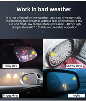 Pour Mercedes Benz voiture W204 W212 W176 Cls W164 Bsd miroir d'angle mort 77GHz radar à micro-ondes Bsm détection d'assistance au changement de voie