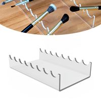 WALYIELD Présentoir à Vêtements Horizontal en Acrylique Transparent Personnalisé Écologique, Organisateur Facile à Assembler Style Américana pour
