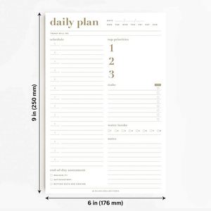 Daily Planner Notepad Custom Fabric Cover Hardcover 100 Sheets Gift Travel Writing <b>Journal</b> - Product Image 2