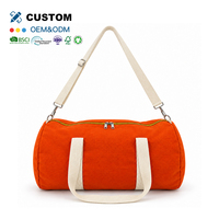 Sac de sport en toile personnalisable avec poignées, couleurs variées, durable, idéal pour la gym, les voyages courts, l'entraînement en extérieur