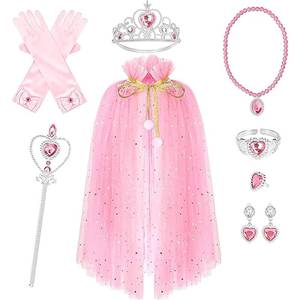 Magnifiques capes de performance en tulle avec accessoires pour filles, idéales pour le cosplay d'Elsa à Halloween - Product Image 3