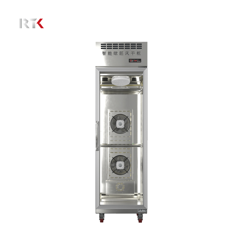 RUITAI Commercial Single Glass Door Air Cooling Display Duck Dry Cabinet