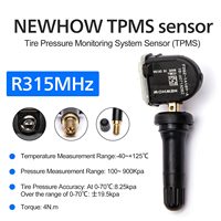 Nouveau capteur TPMS BST pour F150/Explorer/Fusion 2015-2024 F2GZ-1A189-A 315MHz 1 an Compatible Lincoln
