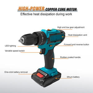 Taladro Inalámbrico Industrial OEM Personalizable al por Mayor con Batería de Litio Recargable y <span class=keywords><strong>Atornillador</strong></span> Eléctrico - Product Image 4