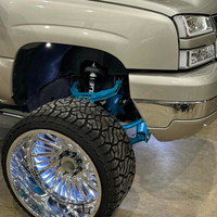 Nouvelles jantes de camion en aluminium poli forgé 22x12 24x14 26x14 8x170 6x139.7 Eddy Deep Dish, compatibles avec Ford F150 Silverado Sierra
