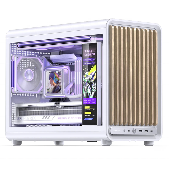 2026 New JONSBO D33 WOOD White MATX Case Wooden Version Computer Case Compact Mid Tower Gaming Desktop PC Chassis