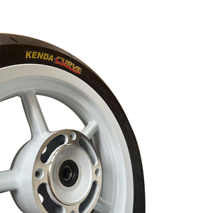 Nuevas llantas de aluminio para motocicleta de 12 pulgadas (delanteras y traseras) con neumáticos 110/70-12 120/70-12 (Kend* Blanco Termofusible) - Product Image 5