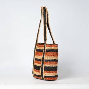 <span class=keywords><strong>Sac</strong></span> fourre-tout de gros personnalisé, <span class=keywords><strong>sac</strong></span> à la mode léger en crochet, sacs de plage tissés simples pour femmes, pour le quotidien - Product Image 2