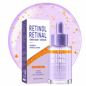 Suero Dual Retinol Retinal 2000 NAD+ Antienvejecimiento, Reafirmante, Renovador, Reductor de Arrugas, Piel Radiante, para Principiantes de Retinoides, 30 ml - Product Image 1