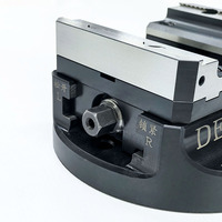 Système de serrage CNC auto-centrant de précision KHS-D200, étau à commande manuelle pour table rotative, acier 42CrMo, HRC50, précision <0,02 mm