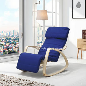 <span class=keywords><strong>Sillón</strong></span> Mecedora Nórdico Moderno con Reposapiés, Altura Ajustable, <span class=keywords><strong>Sillón</strong></span> con Brazos - Product Image 4