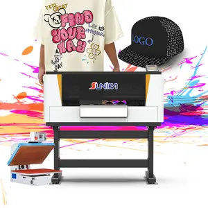 Sunika DTF Printer Manufacturers Dual XP600 A4 Direct Transfer Film T-shirt Shaking Powder Machine New A3 Dtf Print Shirts