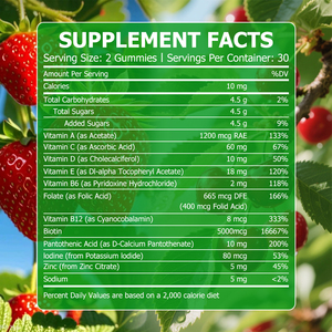 Factory Direct Private Label Multivitamin Filled Gummies Halal Certified Daily Health Immune Support Fruit Flavored Gummy - Product Image 2