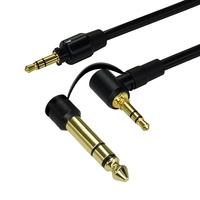 Câble audio stéréo de remplacement 3,5 mm mâle-mâle, longueur personnalisée, certifié CE RoHS