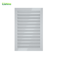 Système de ventilation HVAC mural en alliage d'aluminium, grille de purification d'air carrée, moderne, durable et réglable pour salle blanche et entrepôt