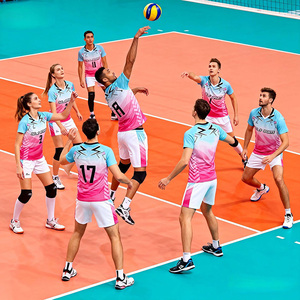 Wholesale Design Your Own <b>College</b> Team Competition Volleyball Uniform Quick drying Sublimation Volleyball Jersey - Product Image 1